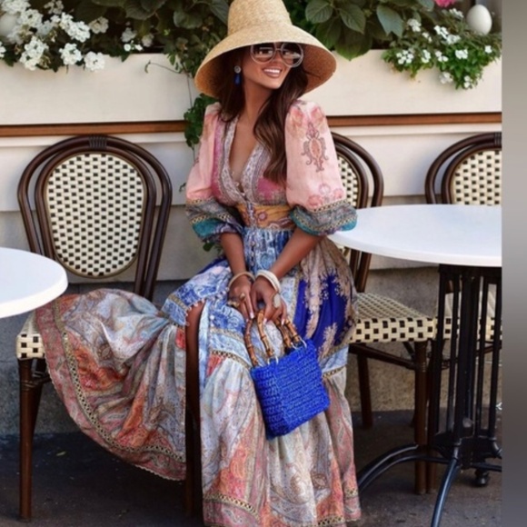Zimmermann Anneke Midi Dress AU 2 - Picture 1 of 7